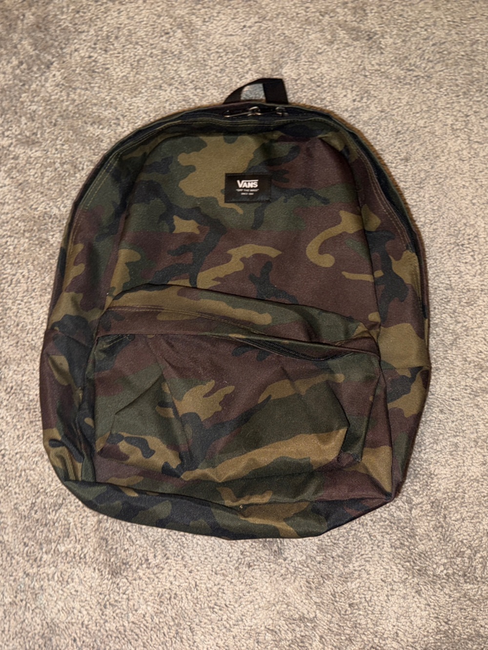 Vans Camouflage Backpack - Olive & Brown Camo